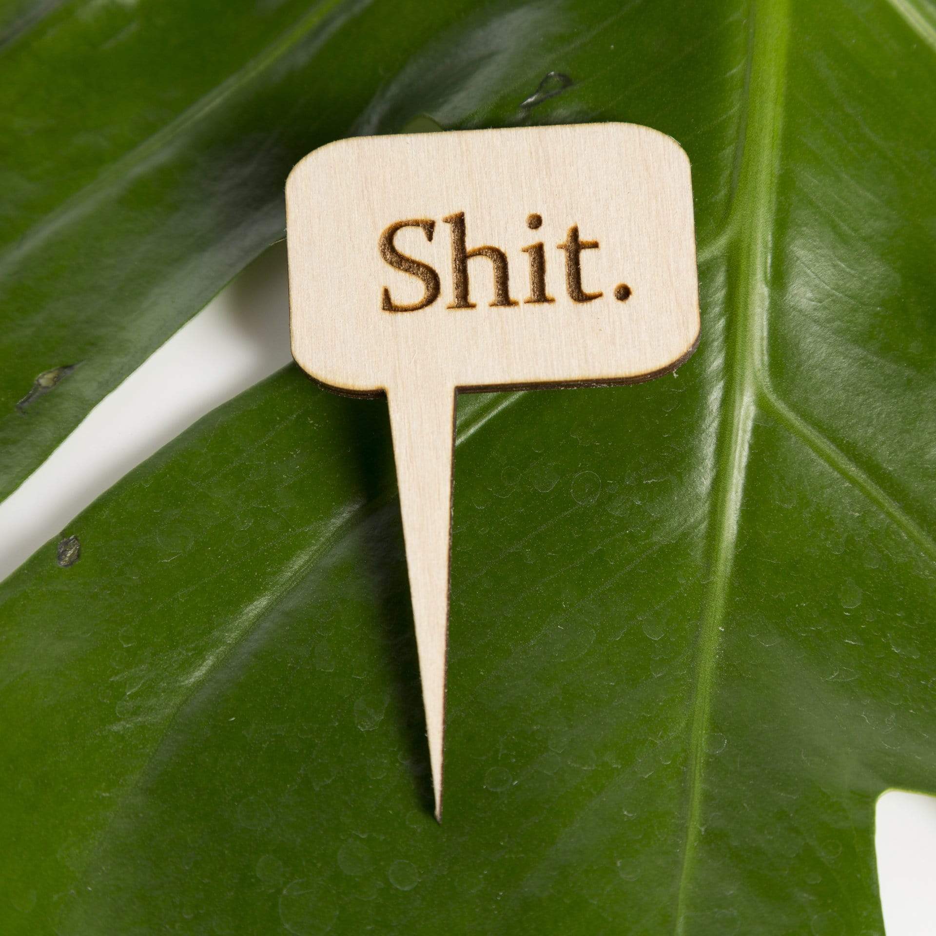 Mini Wood Sign - Shit. - Urban Sprouts