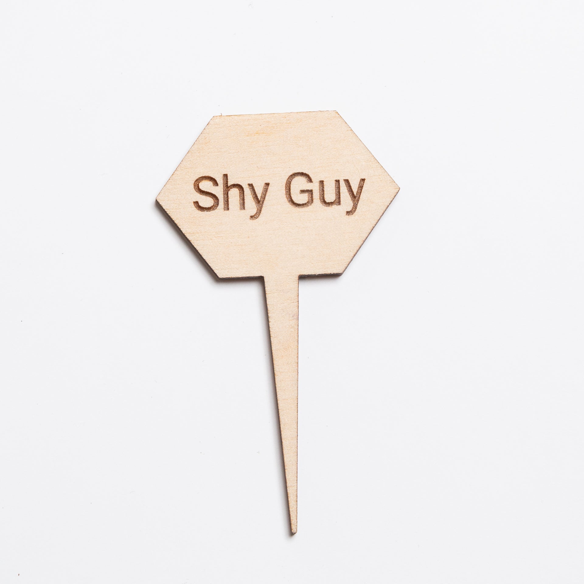 Mini Sign - Shy Guy - Urban Sprouts