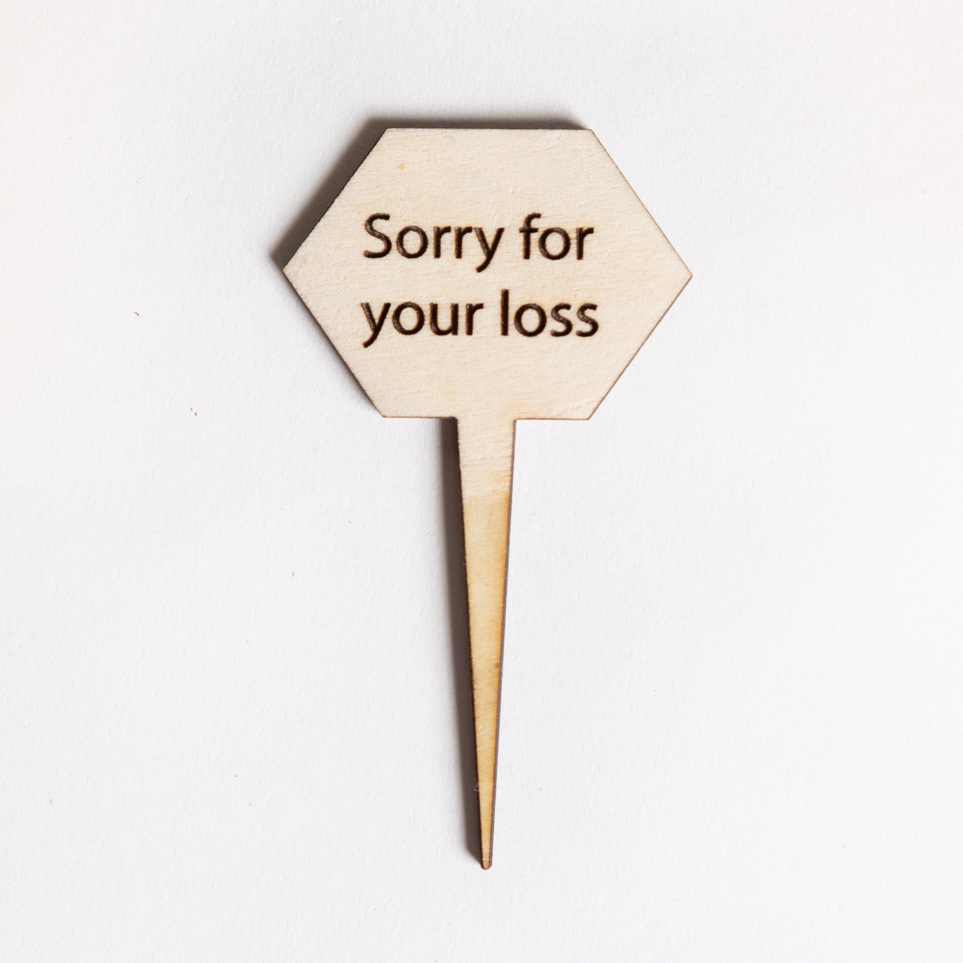 Mini Sign - Sorry for your loss - Urban Sprouts