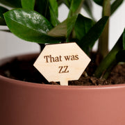 Mini Sign - That was ZZ - Urban Sprouts