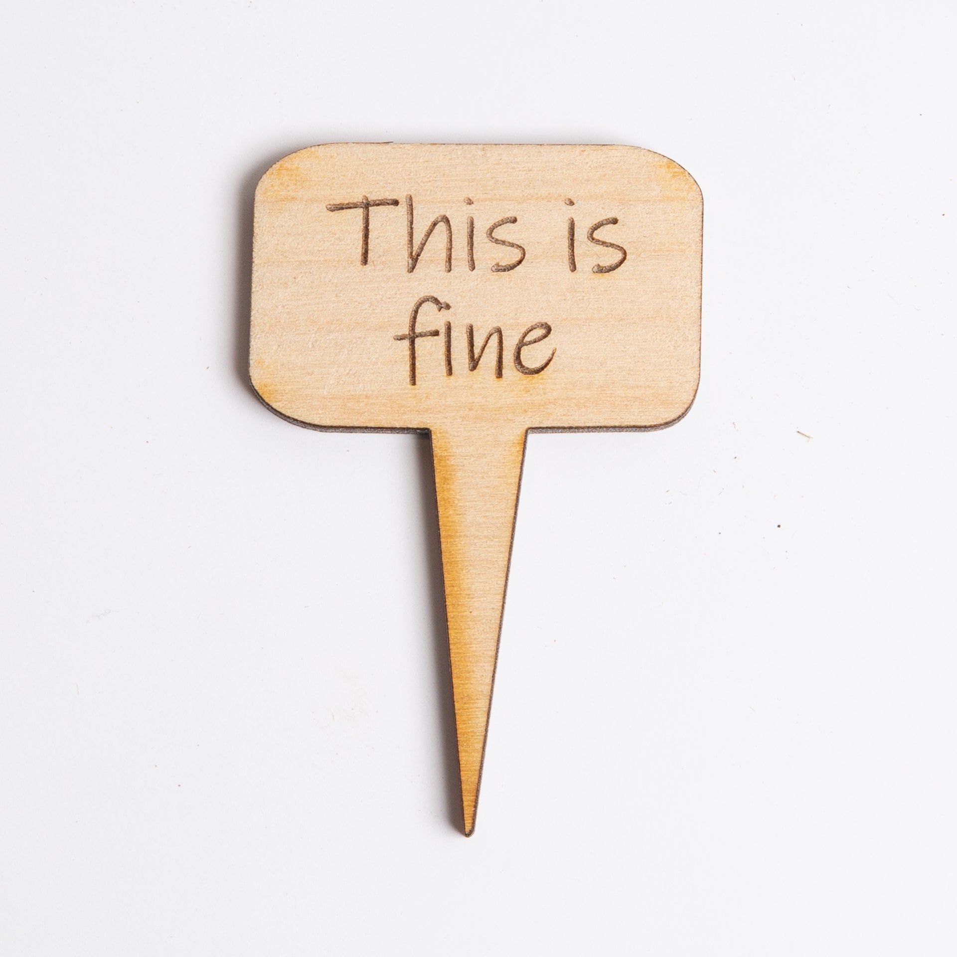 Mini Sign - This is fine - Urban Sprouts