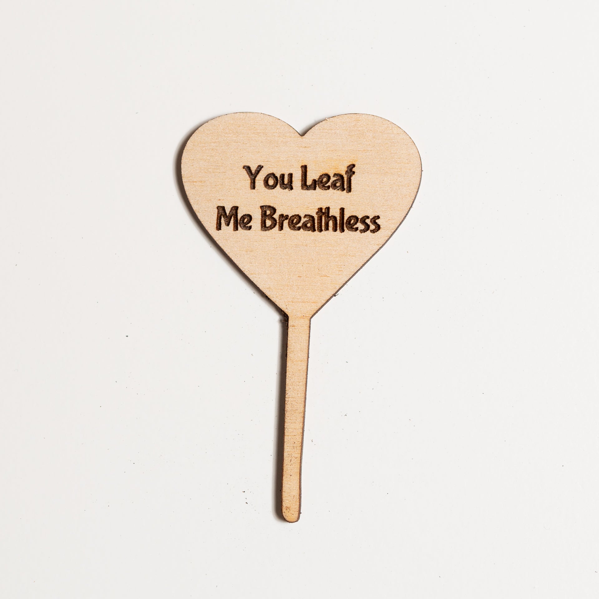 Mini Sign - You Leaf Me Breathless - Urban Sprouts