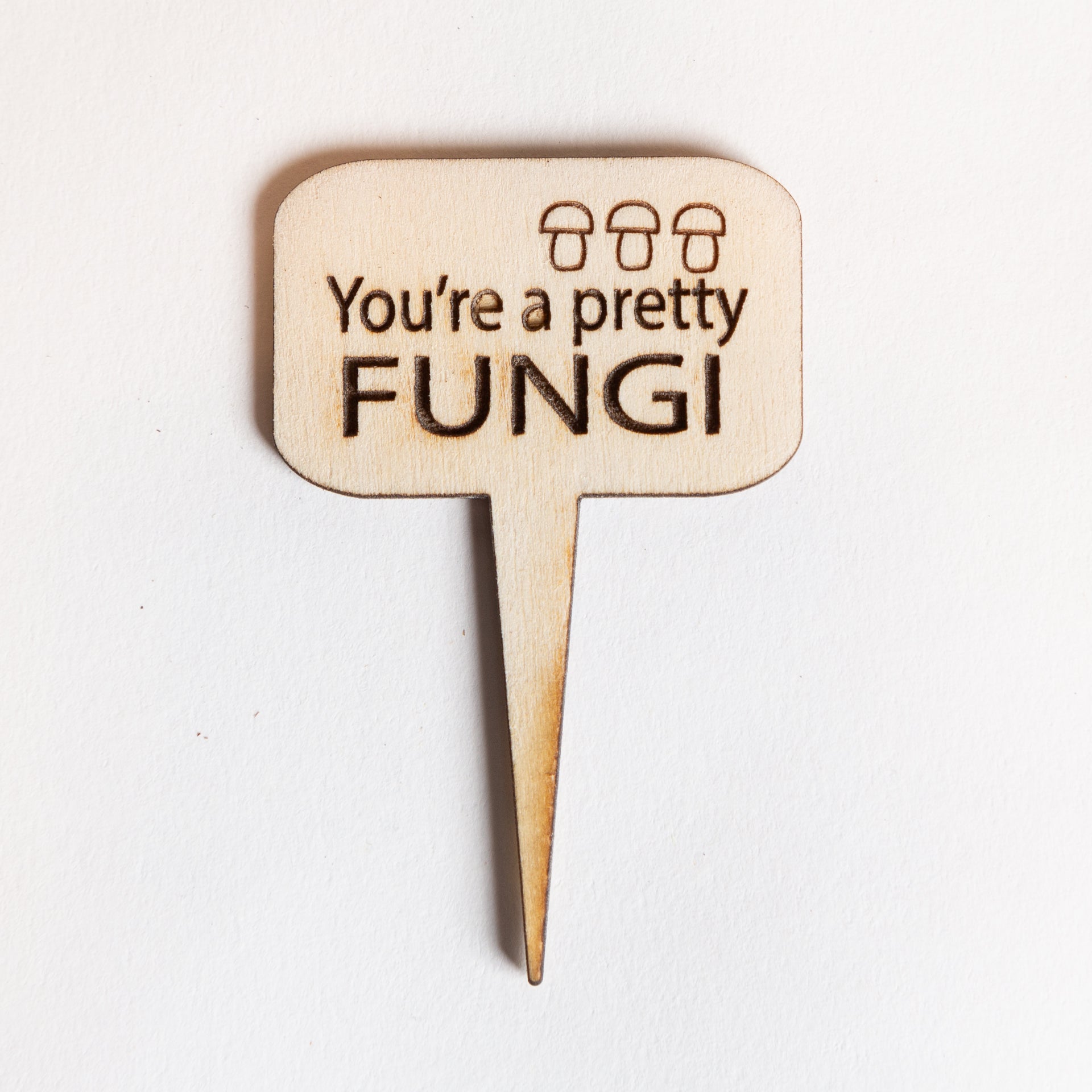 Mini Sign - You're  a Pretty Fungi - Urban Sprouts