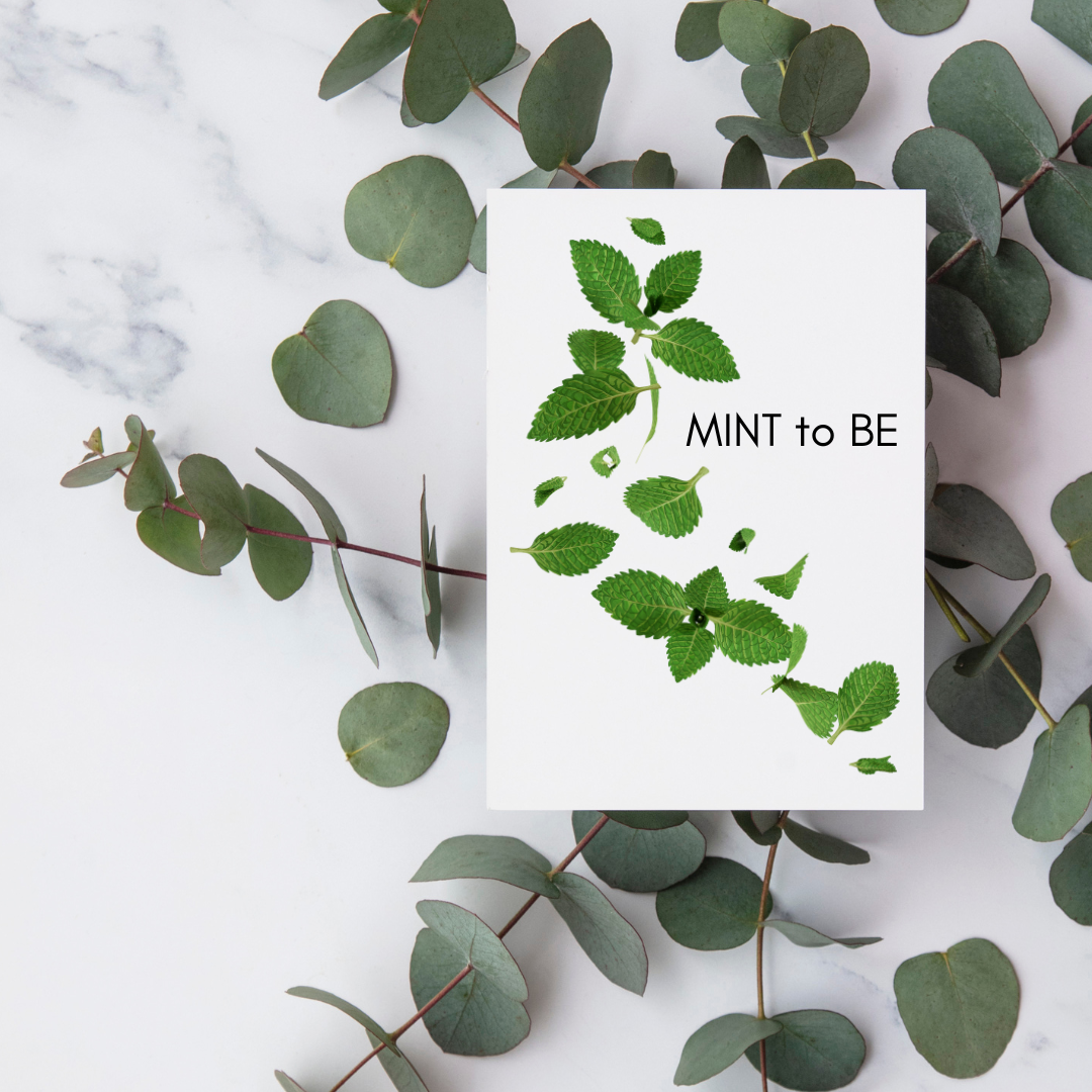 Mint to Be - Blank Greeting Card