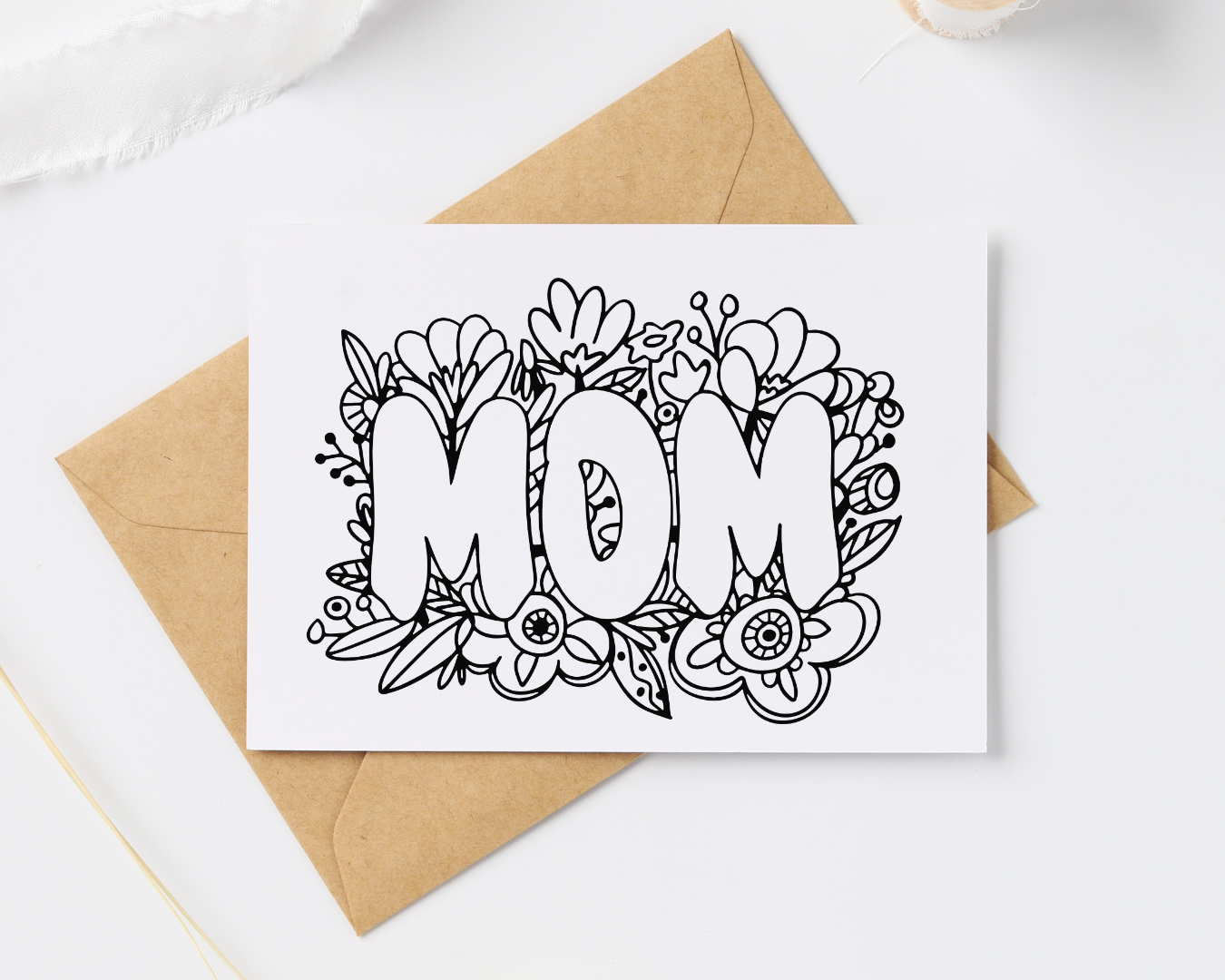 Mom - Blank Greeting Card - Urban Sprouts