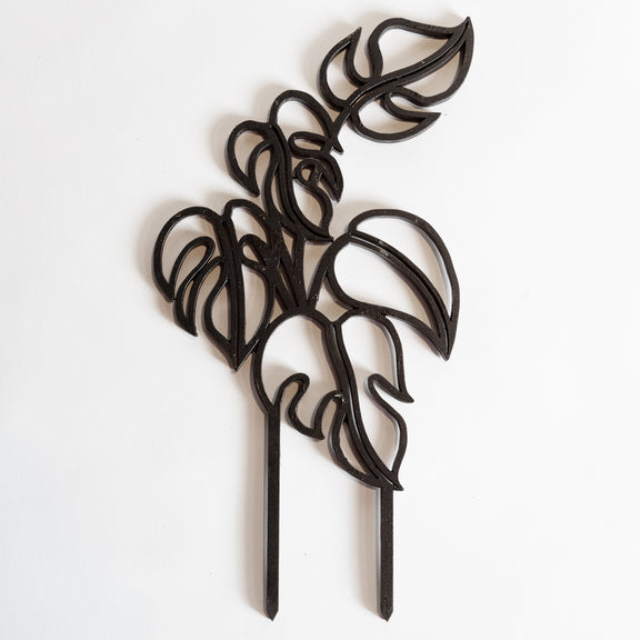 11" Black Monstera Trellis - Urban Sprouts