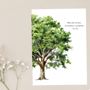 Nature Does Not Hurry - Blank Greeting Card - Urban Sprouts