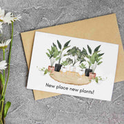 New Place New Plants - Blank Greeting Card - Urban Sprouts