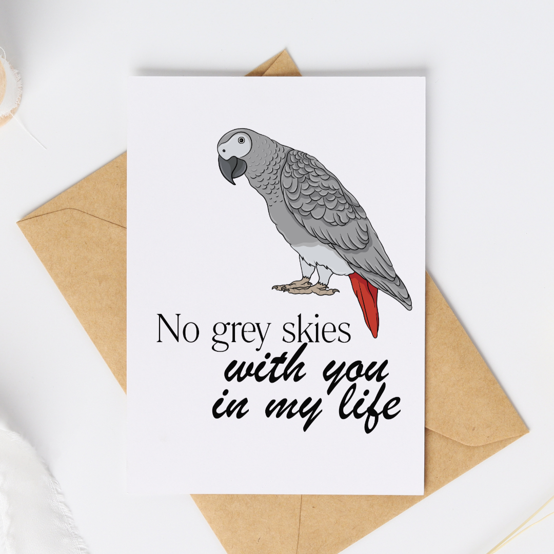 No Grey Skies - Blank Greeting Card - Urban Sprouts