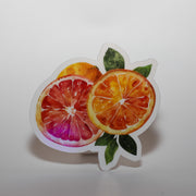 Orange Fruit Sticker