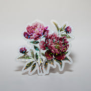 Peony Cluster Sticker