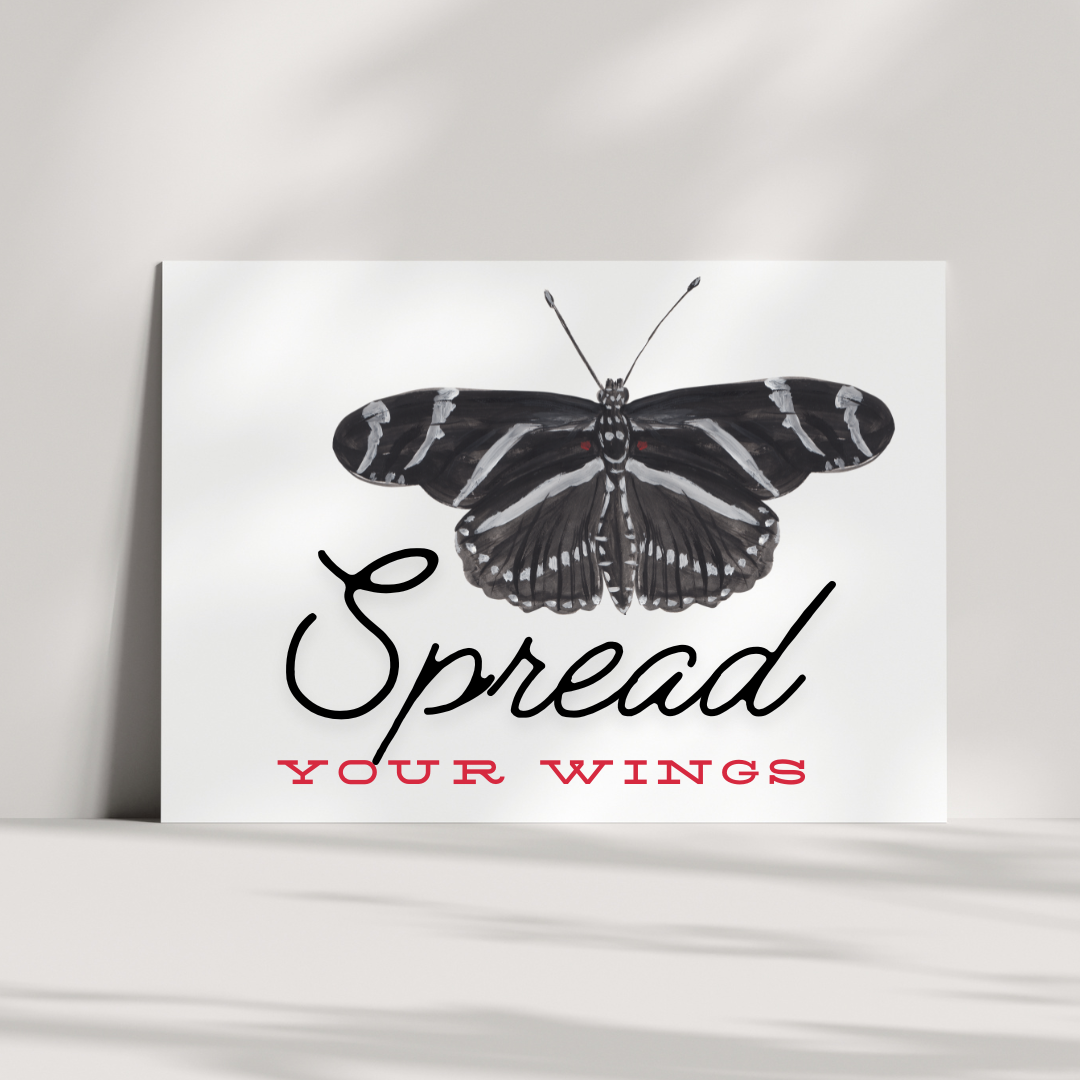 Spread Your Wings Butterfly - Blank Greeting Card