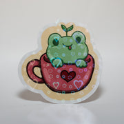 Sprig the Frog Cup Sticker