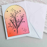 Sunset Bouquet - Blank Greeting Card - Urban Sprouts