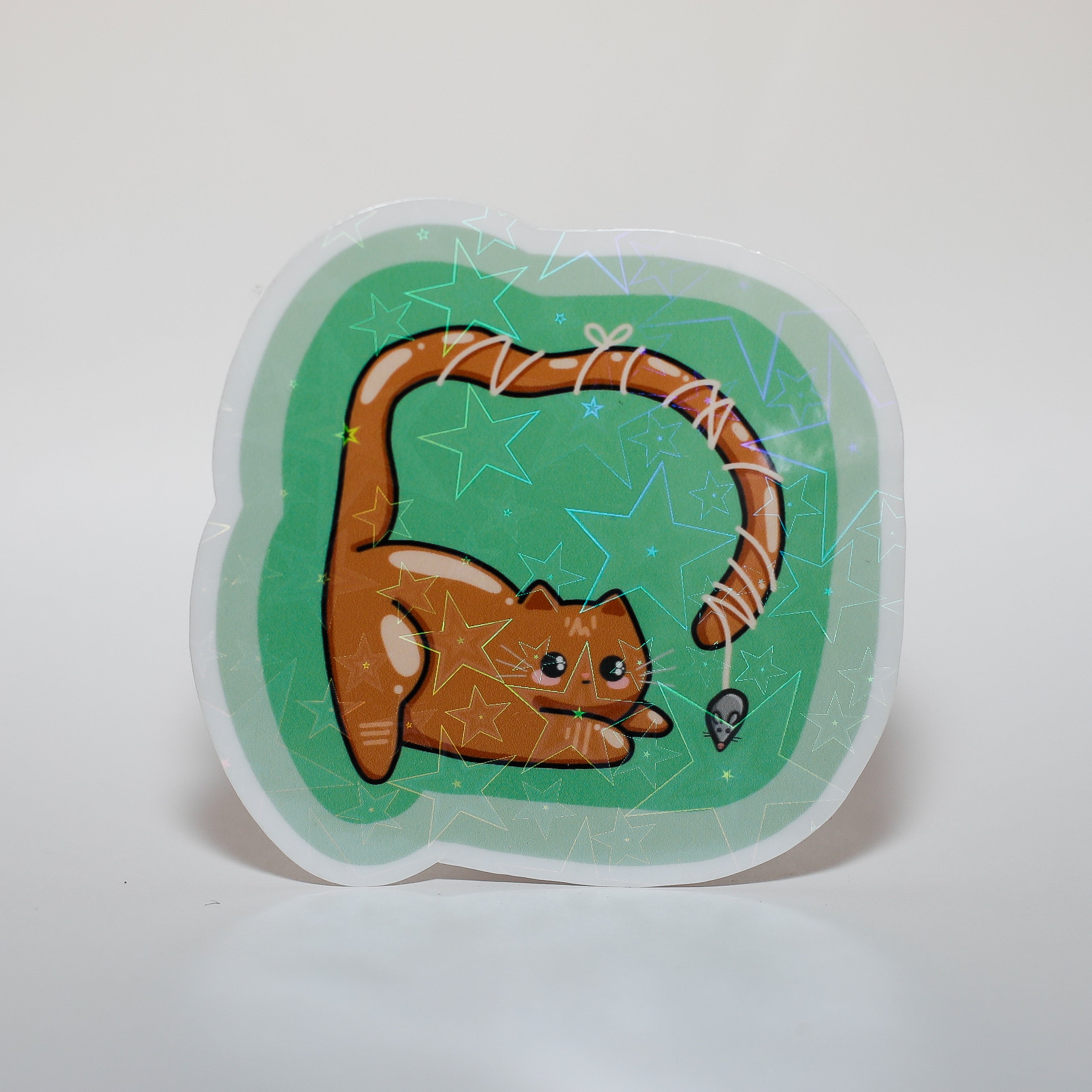 Tangled Cat Sticker