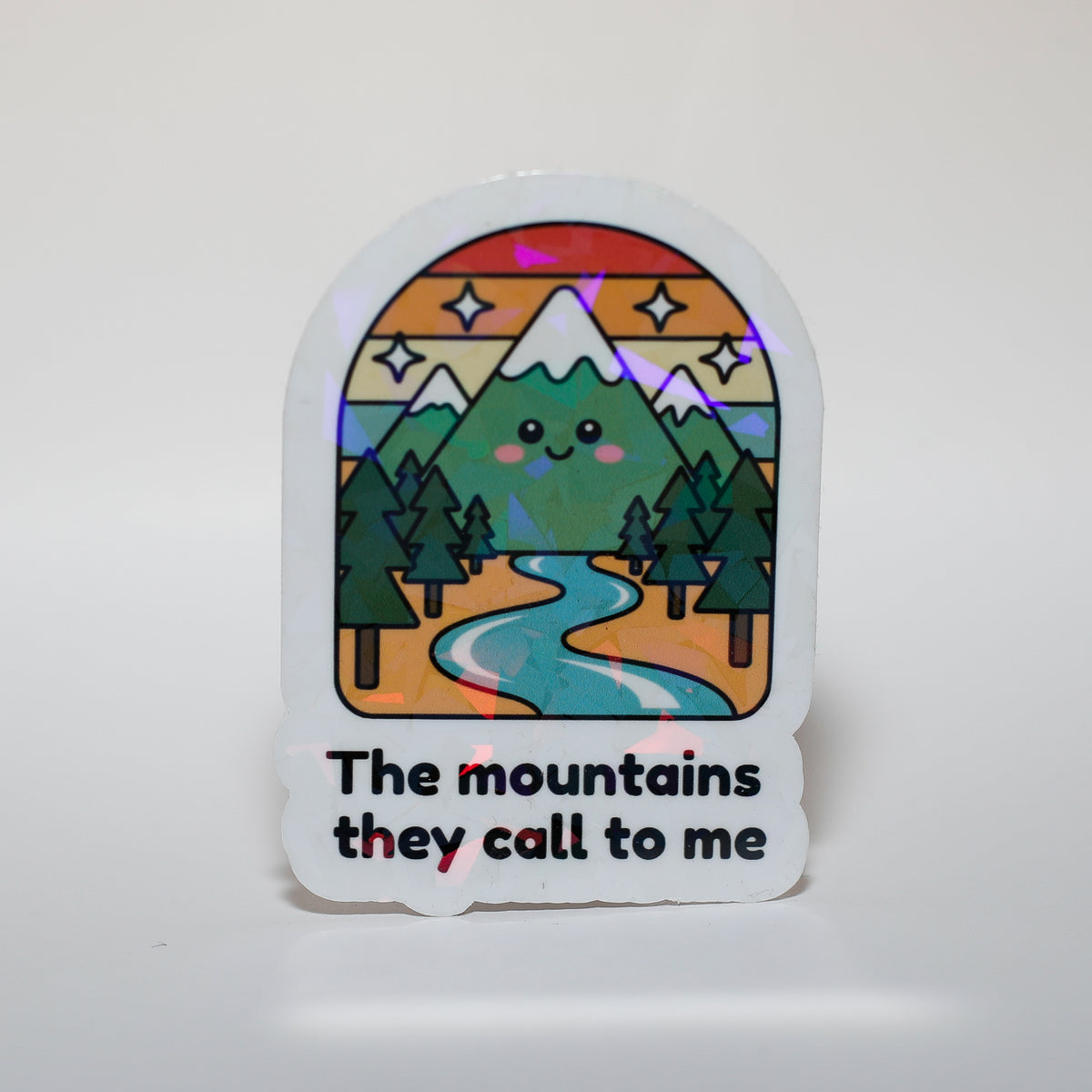 The Mountains They Call to Me Sticker
