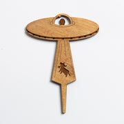 UFO - Alien Abduction with Cow Mini Sign