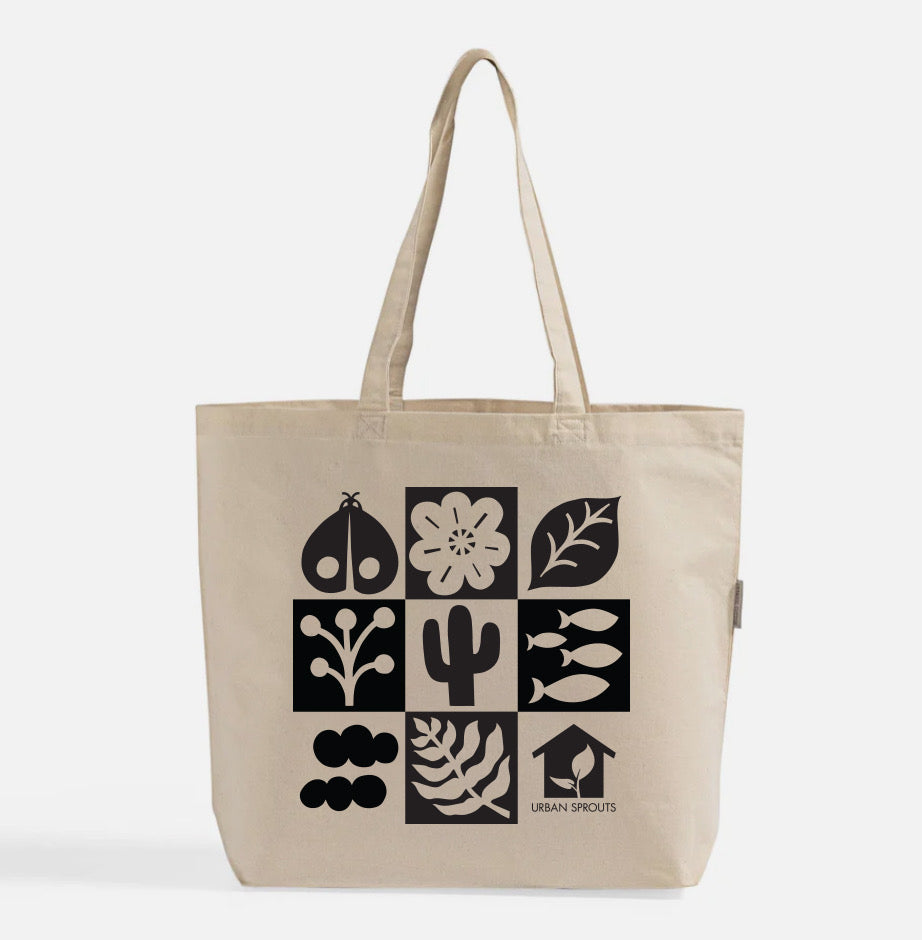 Block Print Tote Bag