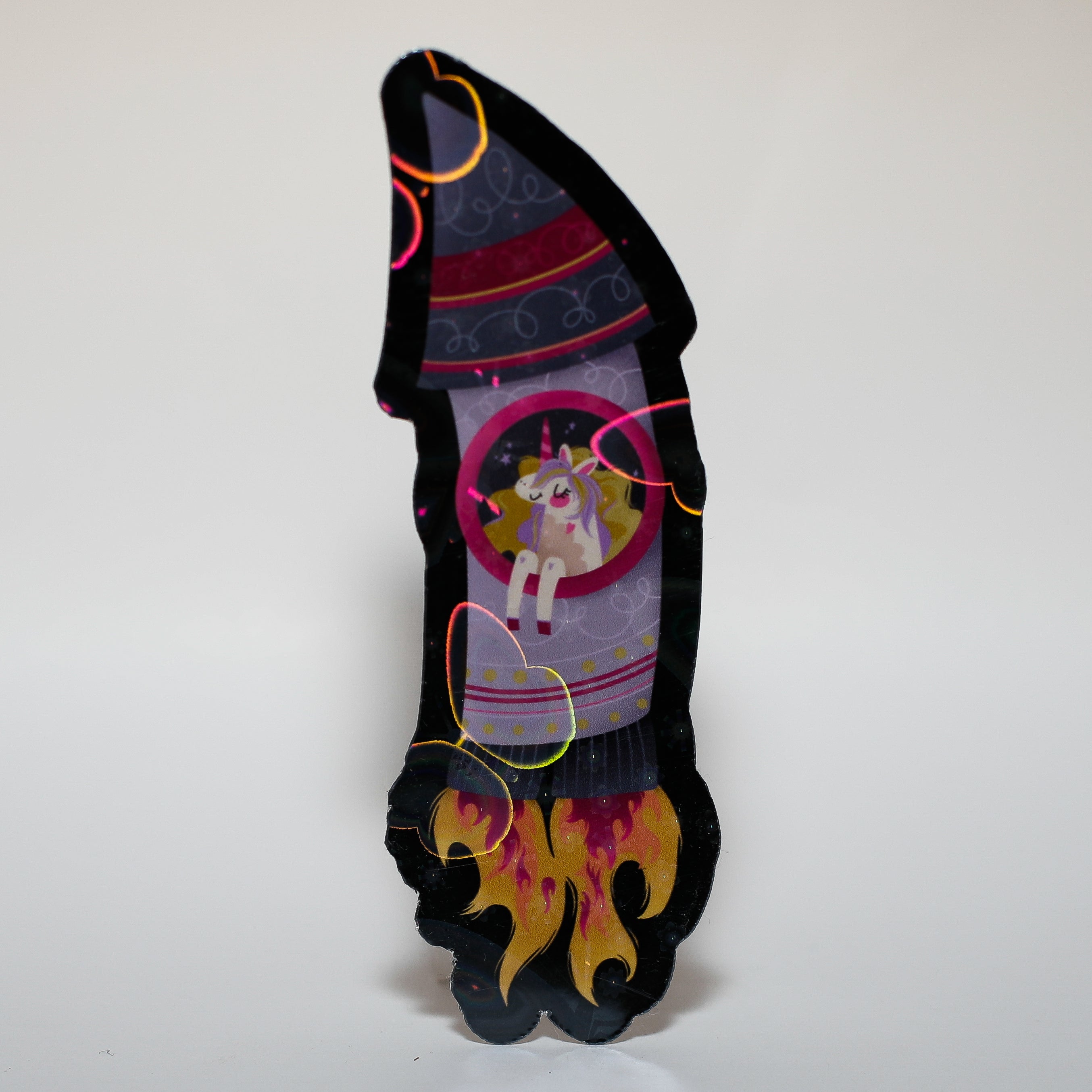 Unicorn Rocket Sticker