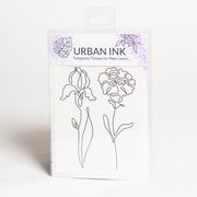 Urban Ink Tattoos - b&w line art flower - Urban Sprouts