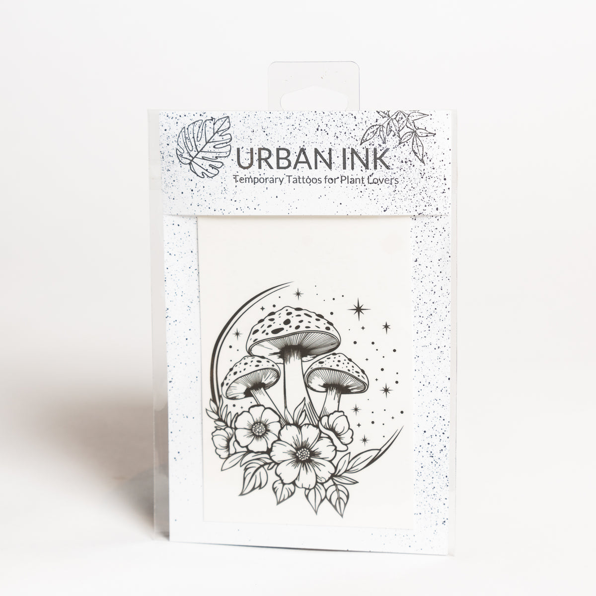 Urban Ink Urban Ink Tattoos - b&w mushroom moon - Urban Sprouts