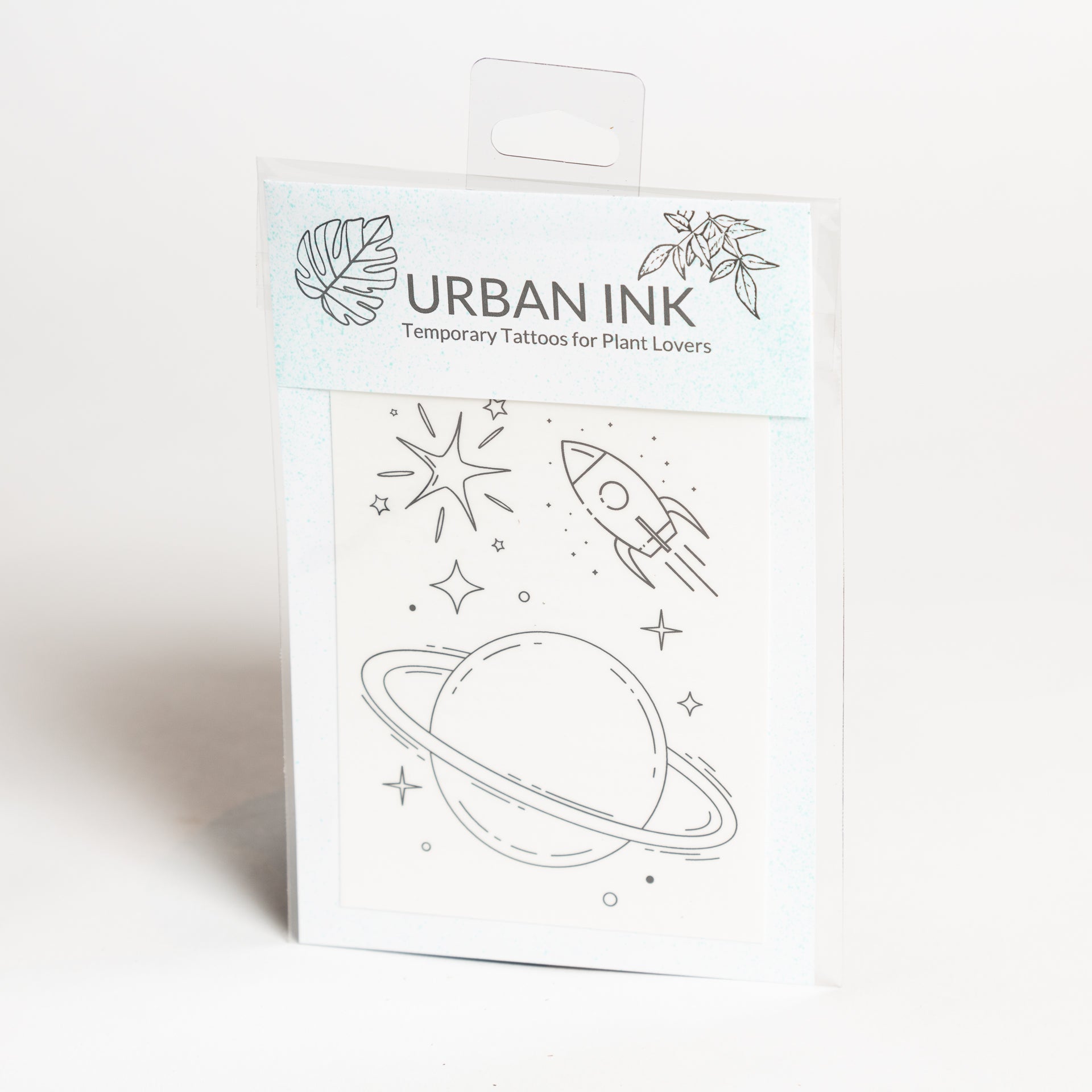 Urban Ink Tattoos - b&w Saturn - Urban Sprouts