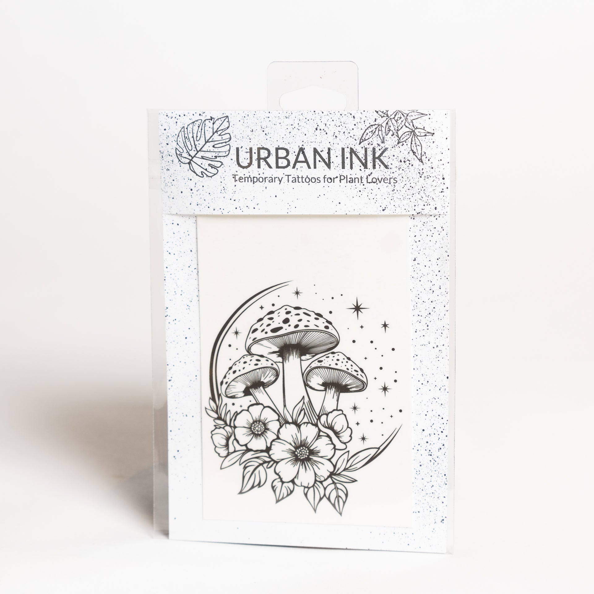 Urban Ink Tattoos - b&w mushroom moon - Urban Sprouts