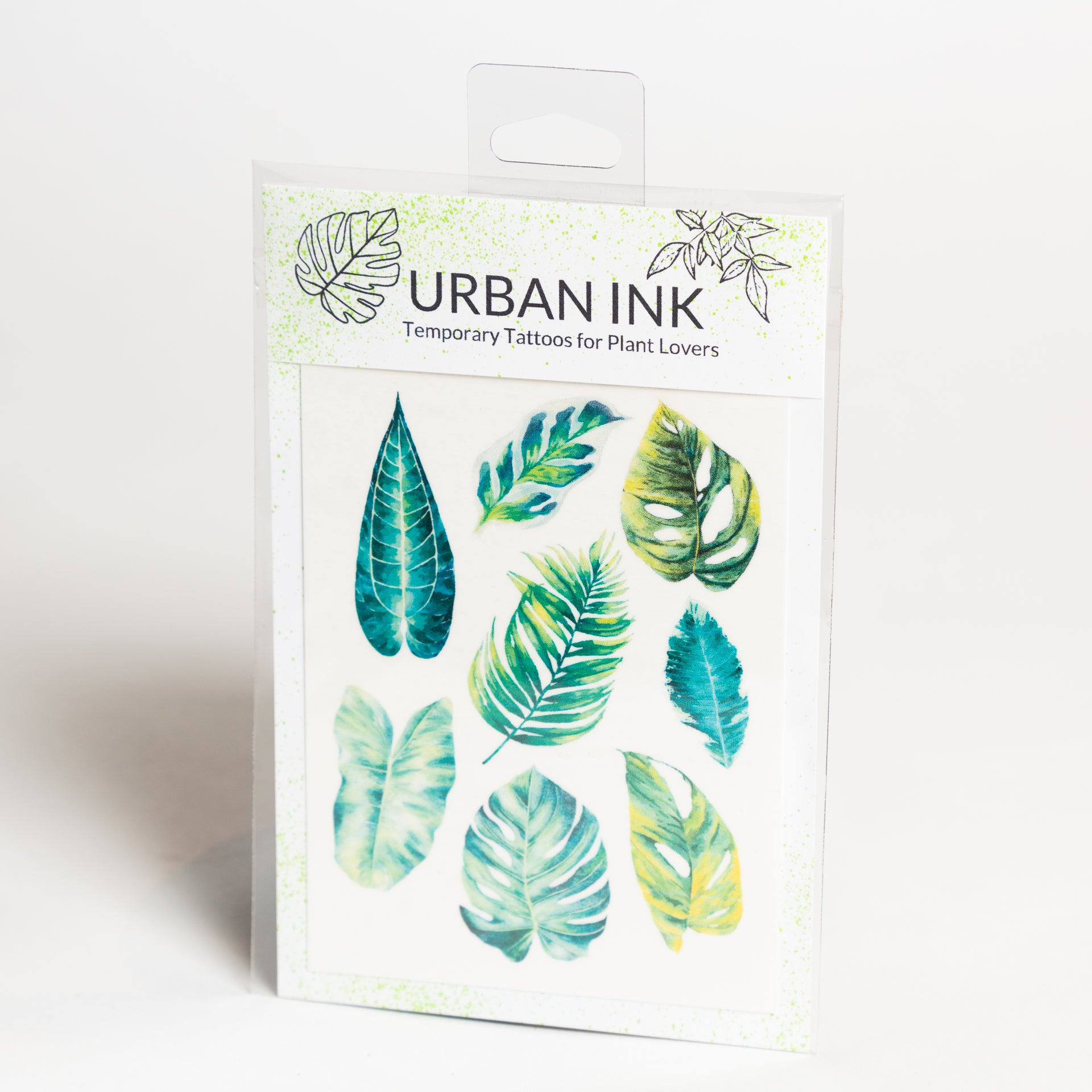Urban Ink Tattoos - green leaves 2 - Urban Sprouts