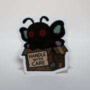 Fragile Sad Moth Sticker