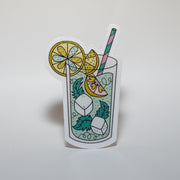 Lemon & Mint Drink Sticker