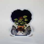 Holding Plant Sticker