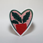 Plant Heart Sticker