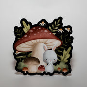 Mushroom Bunny Sticker