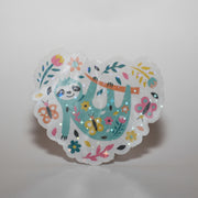 Pastel Hanging Sloth Sticker