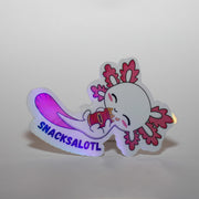 Snacksalotl Sticker