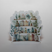 Planted Bookshelf Sticker