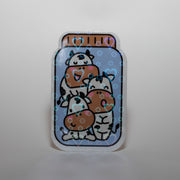 Jar of Cows Sticker