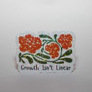 Growth isn't Linear Sticker