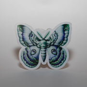 Blue Moth Sticker