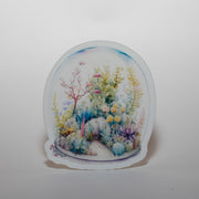 Whimsical Terrarium Cloche Sticker