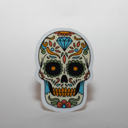 Diamond Sugar Skull Sticker