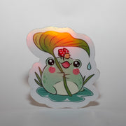 Sprig the Frog and Ladybug Sticker