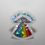 Out of This World UFO Sticker