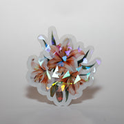 Sparkly Lily Flower Sticker