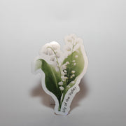 Lily of the Valley Flower Sticker