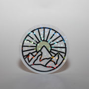 Minimalistic Mountain Sticker