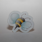 Watercolor Bumblebee Sticker