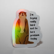 Problem Otter Sticker