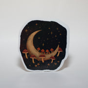 Mushroom Moon Sticker
