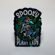 Spooky Plant Lady Sticker